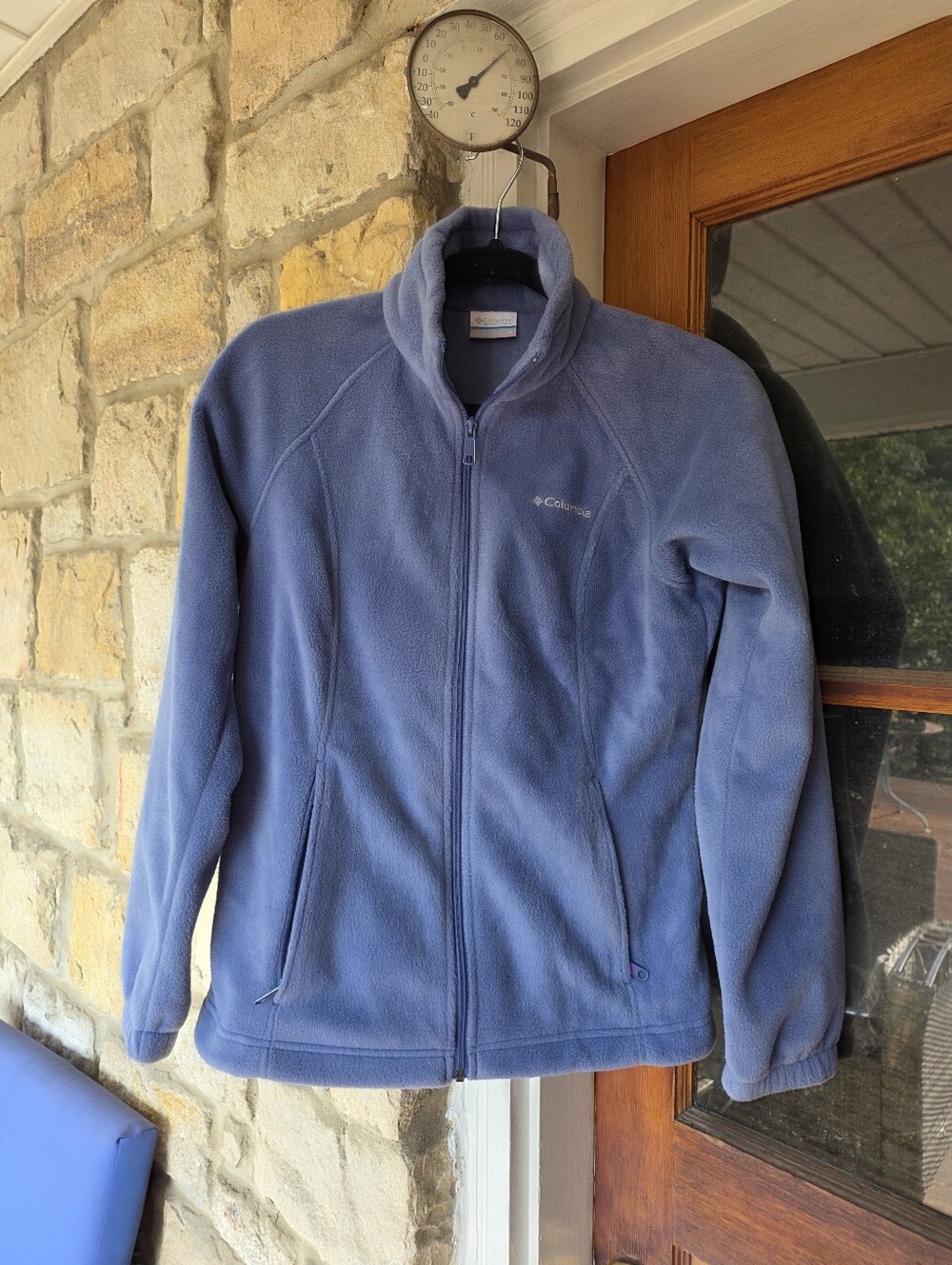 Columbia Women's Blue Full-Zip Fleece Jacket
